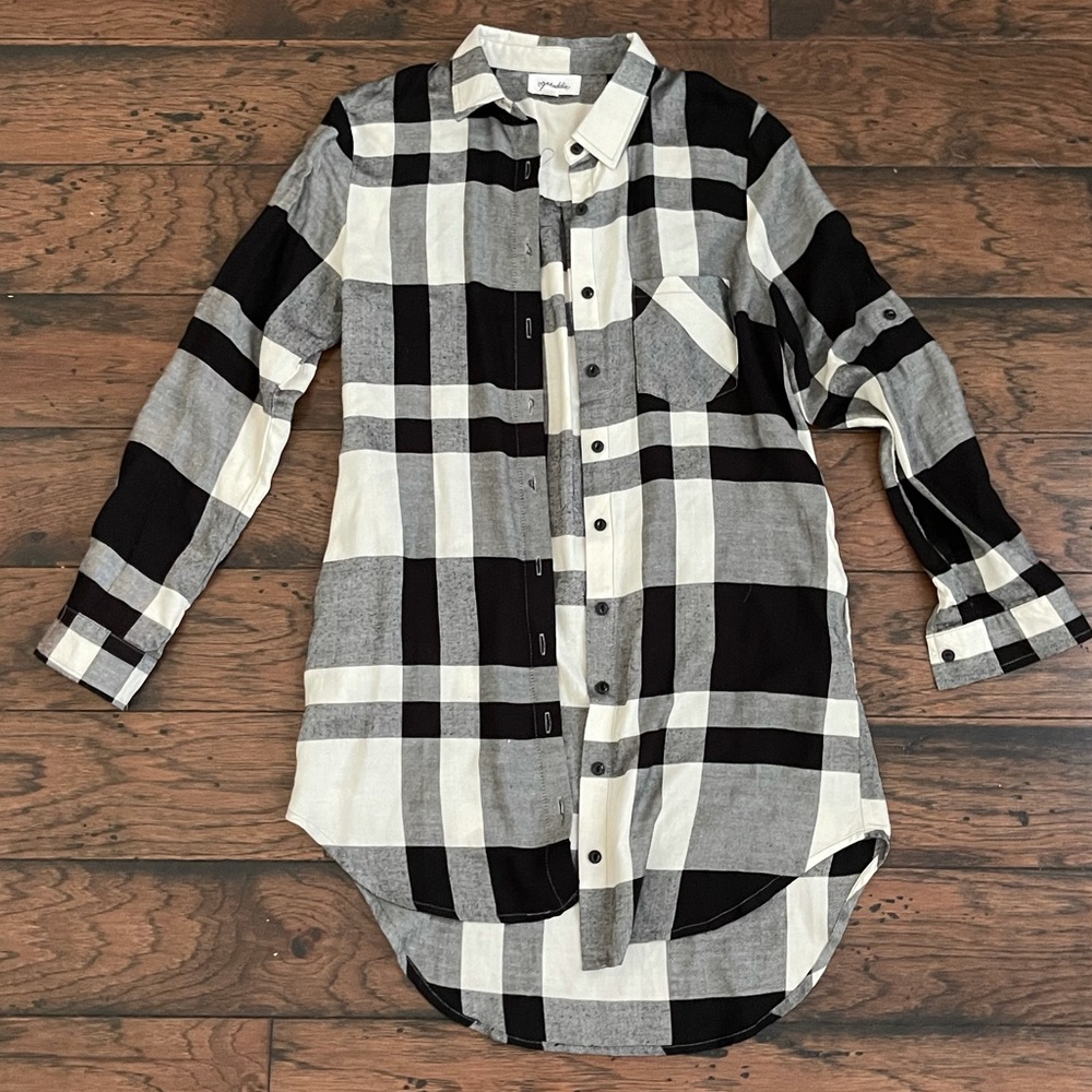 Maddie flannel dress